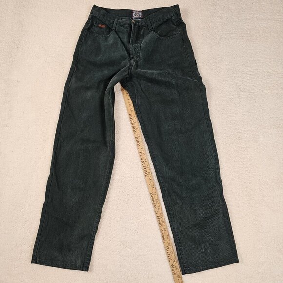 Golden Star Jeans Women’s Size 30 Green 90s Wide Leg High Rise Mom Jeans - Picture 6 of 15